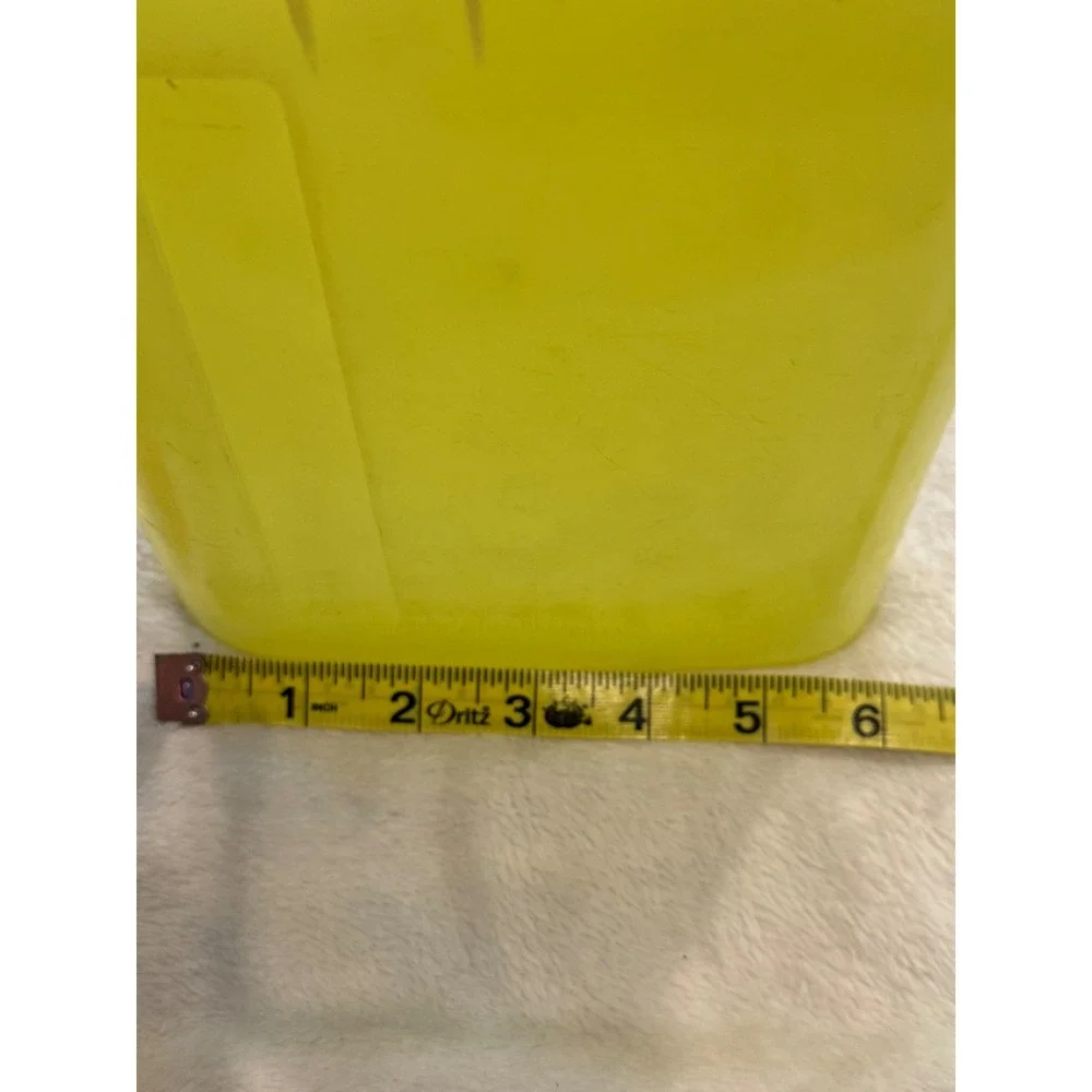 Vintage Tupperware Modular Mate Oval Yellow Container with Pour Spout‎ Lid